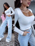 PUSH-UP top "OPULENCE VD73" - WHITE